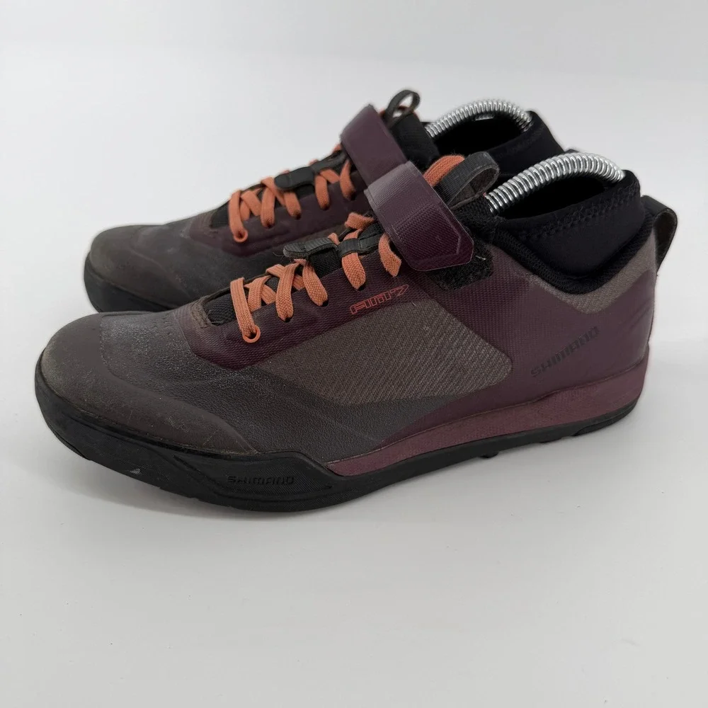 Shimano AM7 SH-AM702 Mountain Bike Shoes Womens 7.2‎ Purple Enduro SPD MTB